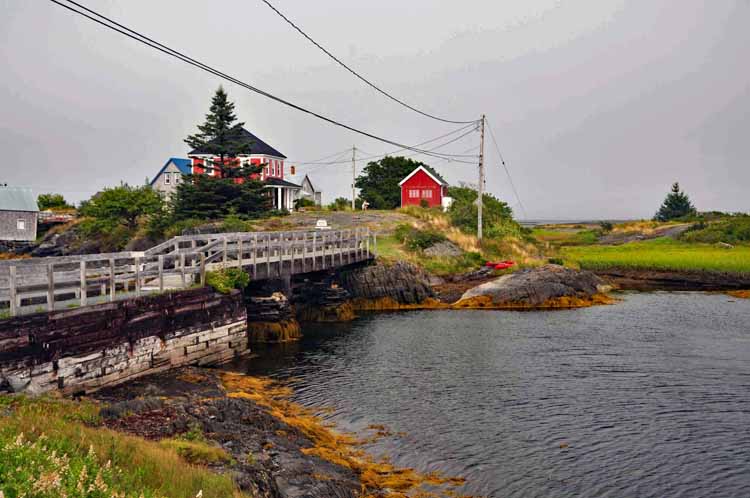 bridge and house